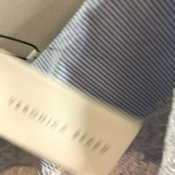 SOLD Veronica Beard Ruffle One-Shoulder Blouse - Picture 6 of 6